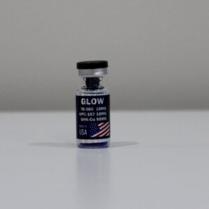 GHK-Cu + BPC-157 + TB-500 Glow Stack 70 mg Research Peptide Blend (50mg/10mg/10mg)